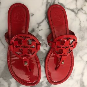 Red Tory Burch sandals